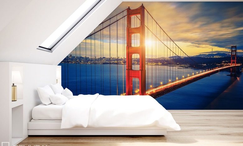 w krainie zachodzacego slonca fototapety mosty fototapety demural