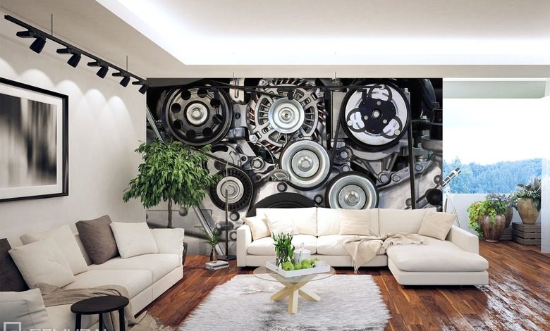 w machinie czasu fototapety pojazdy fototapety demural