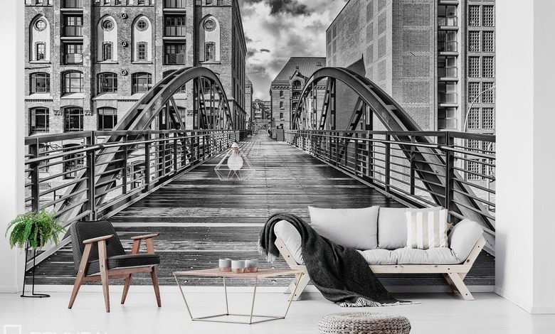 miejska kladka fototapety architektura fototapety demural