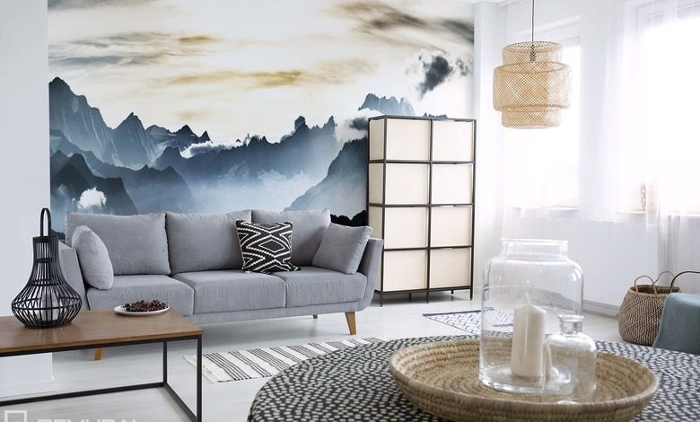 posrod mgiel tajemniczych fototapety gory fototapety demural